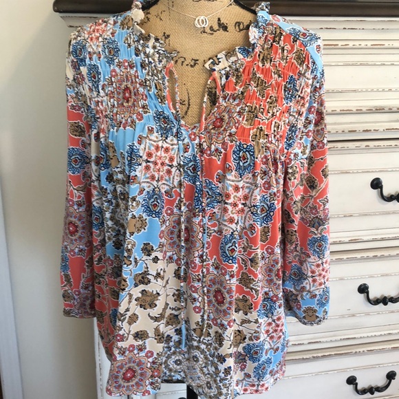 Colorful Boho Top - Picture 1 of 9